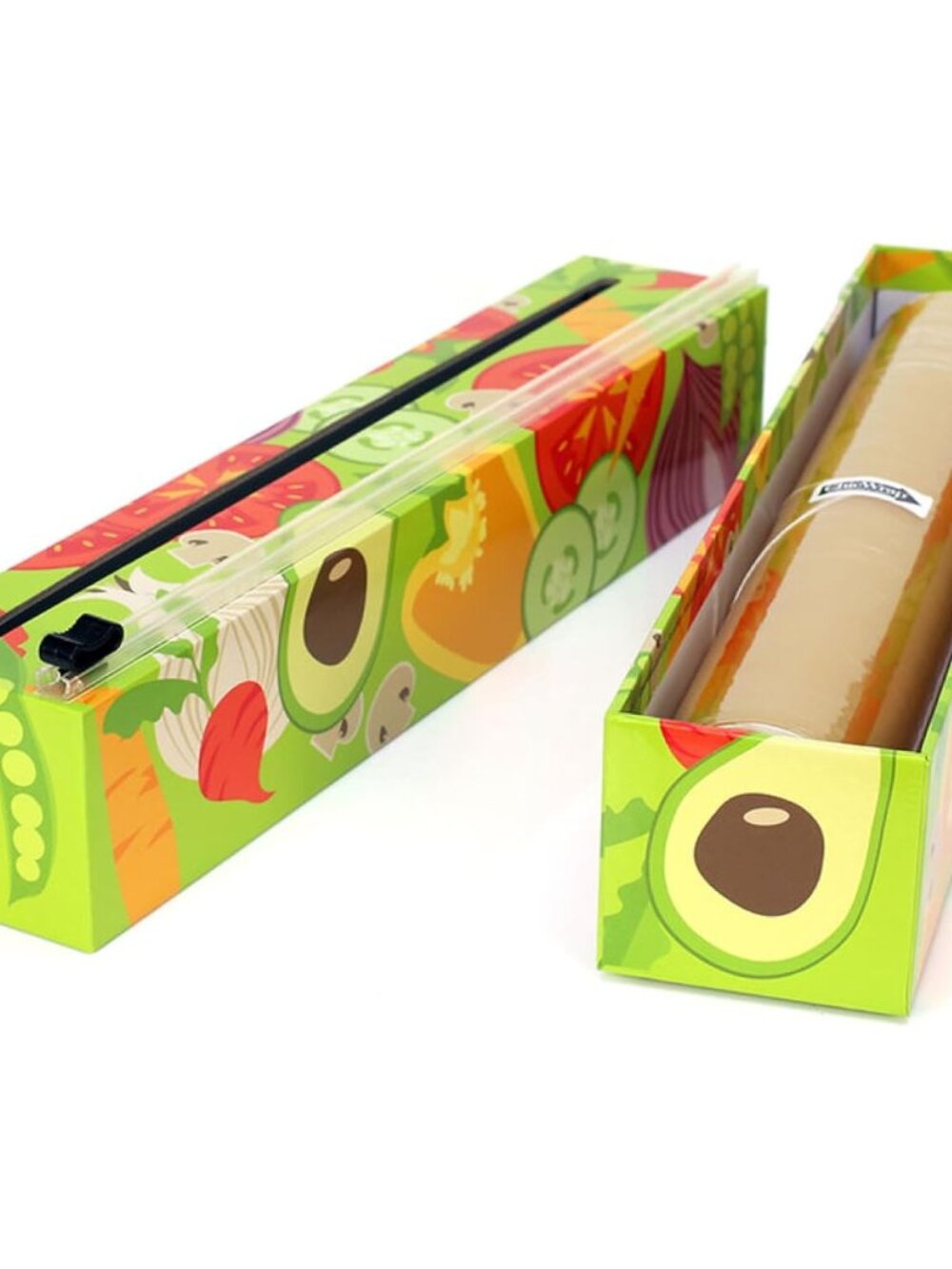 Veggies Refillable Plastic Wrap Dispenser - Includes 12" x 250' Roll Professiona